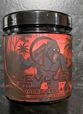 Levl Up Dark Gorilla Offen Kirsche Himbeere Gaming Energy Booster Ausverkauft
