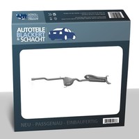 Auspuff Endtopf für Fiat Brava Bravo I Punto + Kasten/SchräGheck