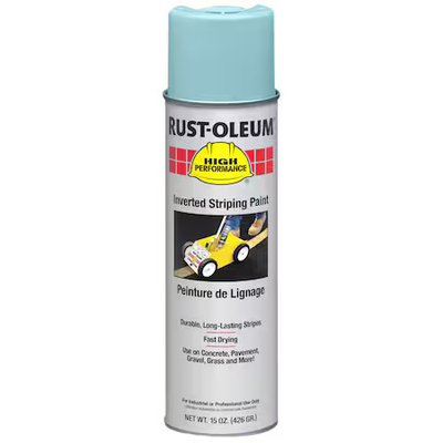 #ad Rust Oleum 2326838 Inverted Striping Paint 20 Oz Blue Solvent Based $15.25