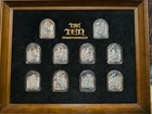 1977 Hamilton Mint 10 Commandments. 999 Silver 1 Ounce Bars Collection