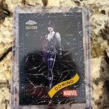 Topps Chrome Marvel 2025 Domino #154 Spider Web Refractor /399