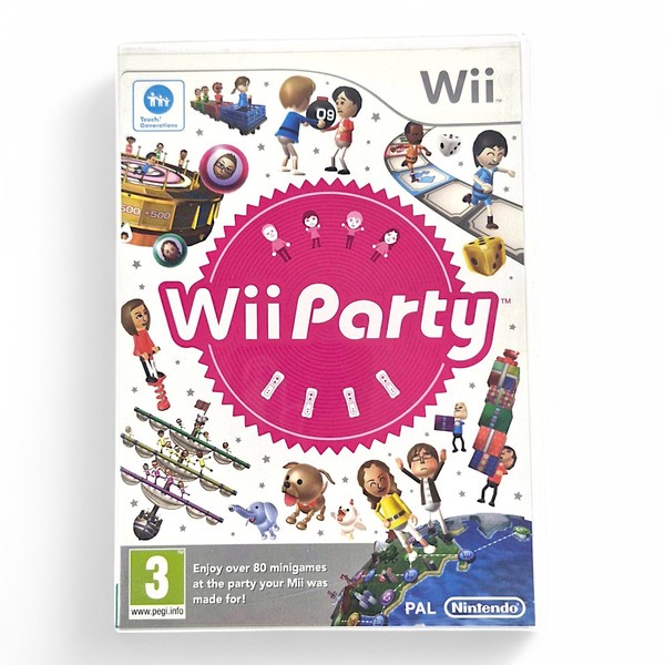 Nintendo Wii - Wii Party Nur Software Uk Mit Ovp Sehr Guter Zustand-image