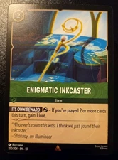 Enigmatic Inkcaster 100/204 Rare Whispers In The Well Disney Lorcana TCG