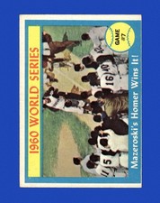 1961 Topps Set-Break #312 Bill Mazeroski Ws7 VG-VGEX *GMCARDS*