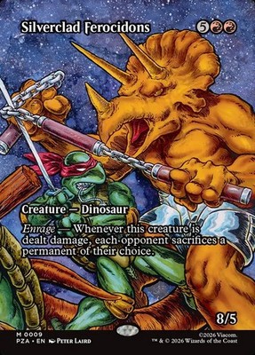 Silverclad Ferocidons (9/20) Teenage Mutant Ninja Turtles Source Material NM