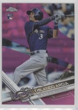 2017 Topps Chrome Pink Refractor Orlando Arcia #73 fm0