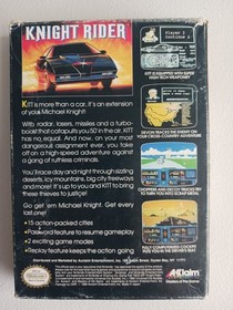 Videogioco Knight Rider NES Nintendo 1989 in scatola