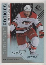 2018 Upper Deck SP Game Used Authentic Rookies Rainbow 27/296 Warren Foegele 0cy