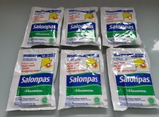 120 Pflaster SALONPAS Hisamitsu 6.5x4,2cm, 6Beutel je 20 Pflaster,Exp. 09. 2028