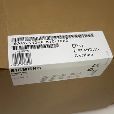 New Siemens 6AV6542-0CA10-0AX0 6AV6 542-0CA10-0AX0 SIMATIC OP Operator panel