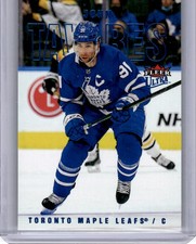 John Tavares Blue Foil #13 /399 2021-22 Fleer Ultra Hockey Toronto Maple Leafs