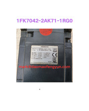 1FK7042-2AK71-1RG0 Second hand servo motor test OK, fast delivery, DHL/FEDEX/UPS