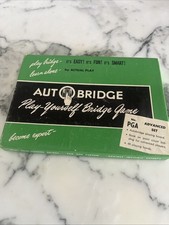 Vintage Auto Bridge Play Yourself Bridge Game Advanced Course Set