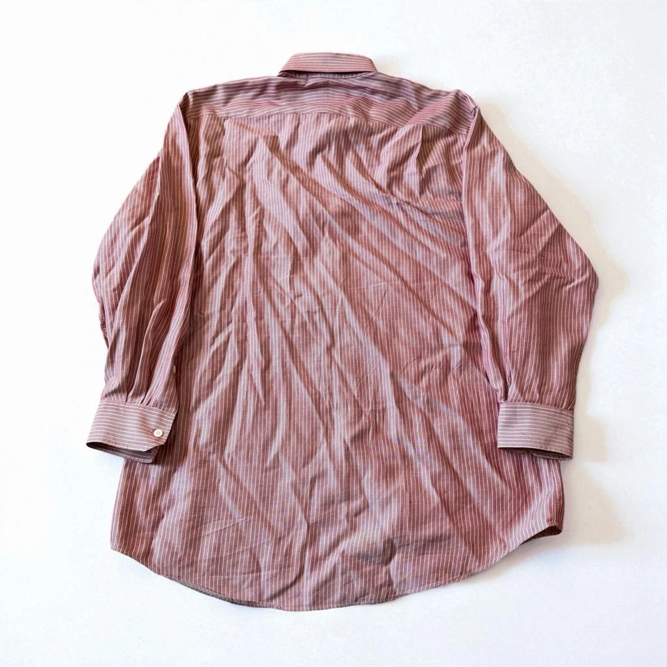 Camisa Paul Stuart abotonada manga larga para hombre talla: 16-33 roja amarilla preppy Foto 2 de 4