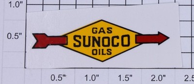 Lionel 2654-1 Arrow Sunoco Oil Tank Water Soluble Decal  (10)