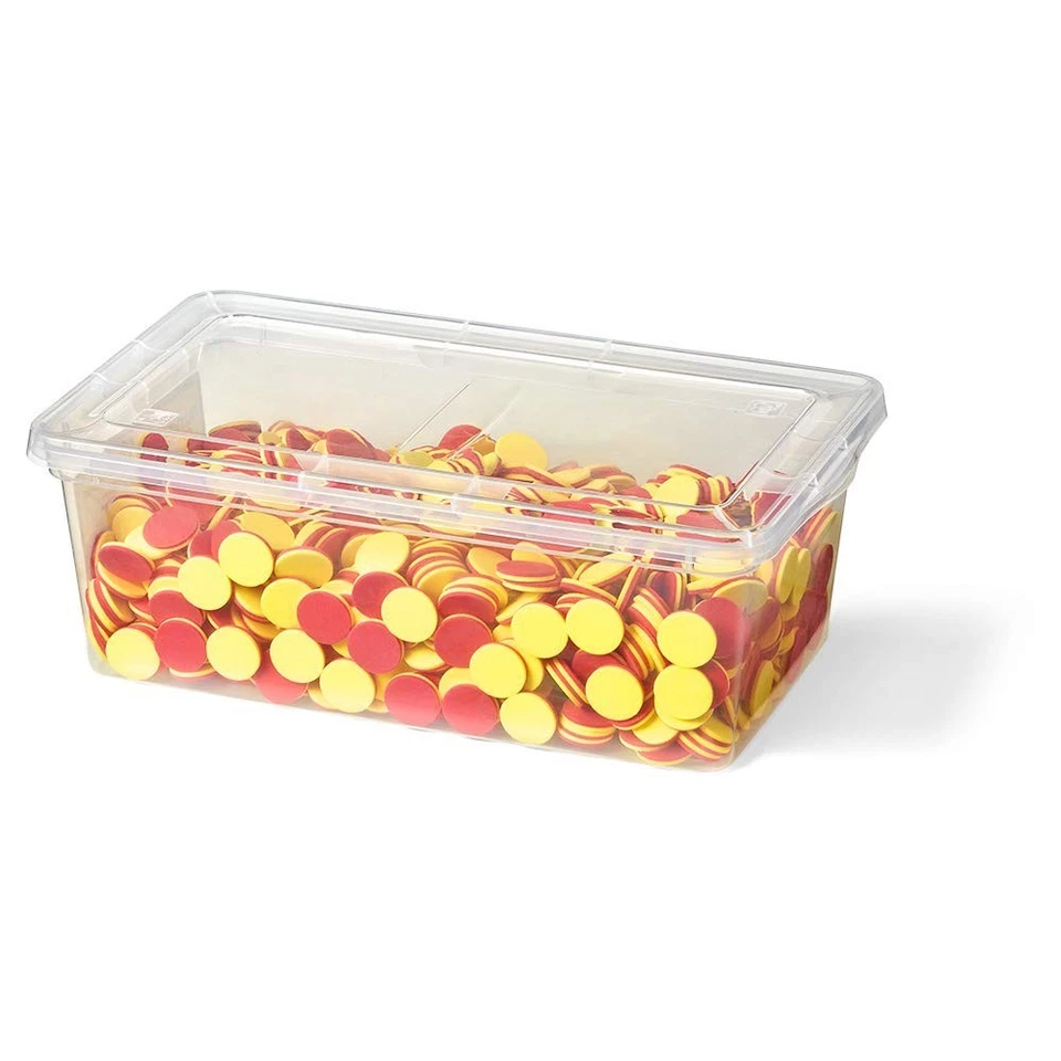 Math Bingo Chips - Red Yellow Counting Manipulatives (1000) - Image 3 of 4
