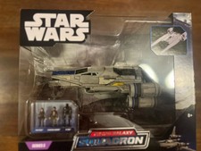 Jazwares Star Wars Micro Galaxy Squadron U-Wing Starfighter  w  Micro Figures