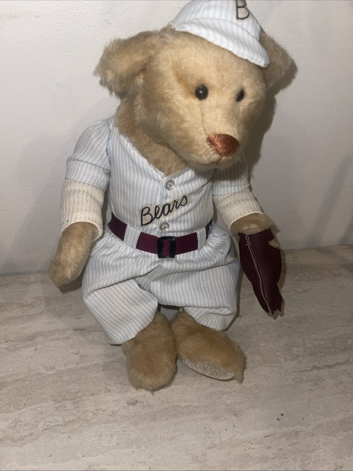 Bearly There Inc. BEARS MOVIE  Baseball Bear Jointed Mohair RARE!