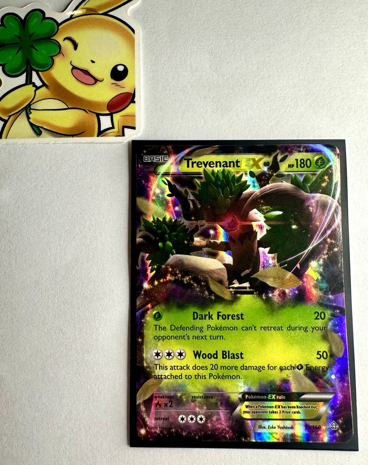 Trevenant EX 19/160 - Ultra Rare Holo - XY Primal Clash Pokemon Card TCG