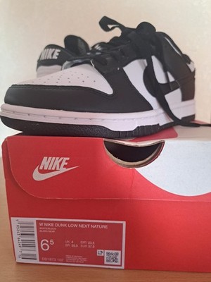 Nike Dunk Low Next Nature Schwarz Weiss Turnschuhe Sportschuhe EU 37,5