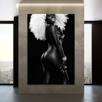   Erotisches Frau Kunst Bild, Make-up Wandbild, Acrylglas, Leinwand, Poster