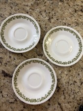 Corelle by Corning Spring Blossom Crazy Daisy Cup Saucers Set Of 3 Replacement 