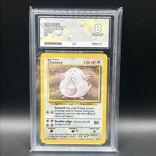 Chansey 3/102 Holo Base Set ACE 8