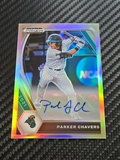 Parker Chavers 2021 Panini Prizm Draft Picks Silver Prizm Autograph # PDP196 