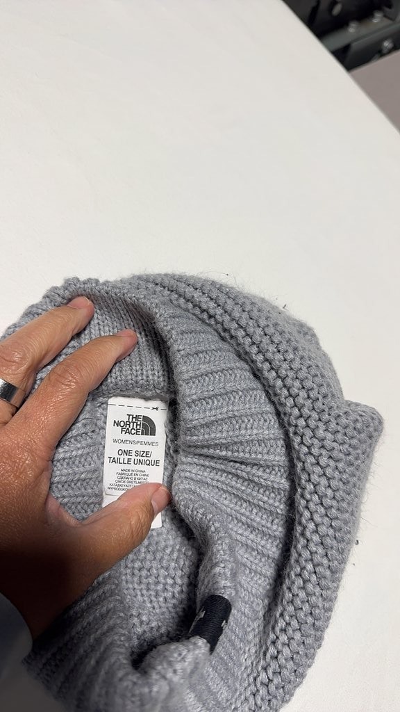 The North Face Gray Knit Beanie image 2