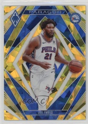 2023-24 Panini Phoenix Paragon Yellow Ice 130/175 Joel Embiid #16 2s2