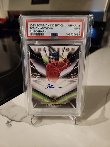 2023 Roman Anthony Bowman Inception Auto PSA 9 Red Sox /300