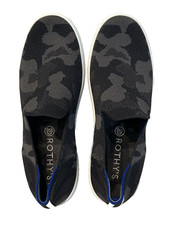 Rothy's The Original Women's Gray Camo Flat Knit Sneakers Slip On Sz 8 Comfort