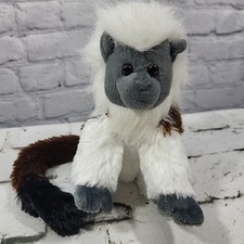 Wild Republic Cotton Top Tamarin Monkey Plush Nature Jungle Stuffed Animal Toy
