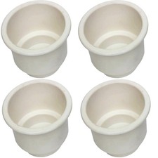 Four Plastic 3 58 White Cup Holder Boat Boston Whaler Aquasport Searay Pro Line Four Plastic 3 58 White Cup Holder Boat Boston Whaler Aquasport Searay Pro Line