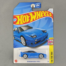 Hot Wheels '96 Nissan 180SX Type X Blue HW: The '90s 6/10 211/250 NEW