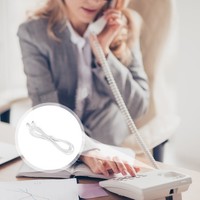 Copper Wire Telephone Landline Accessories Cable Connectors Cord Extension