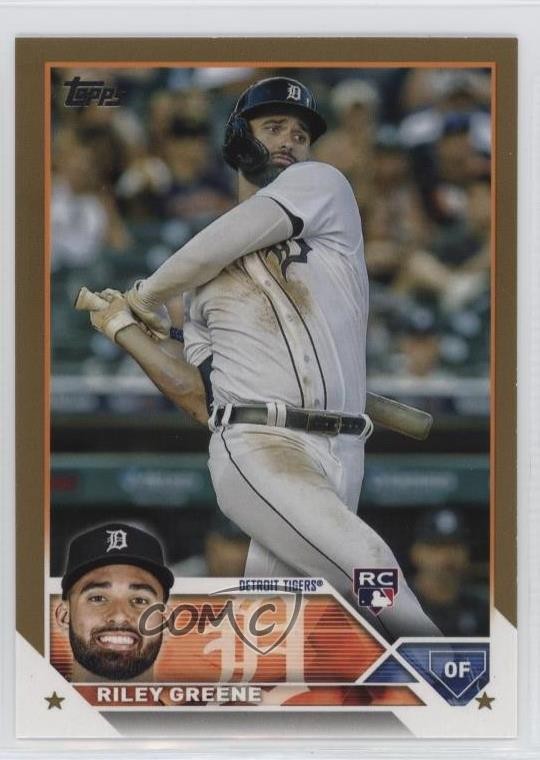 2023 Topps Series 1 Gold /2023 Riley Greene #31 Rookie RC