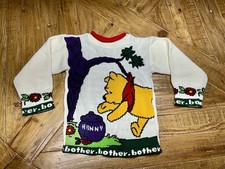 Rare Vintage Winnie the Pooh Oh Bother Children s Sweater - Size 5/6 Made In USA