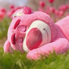 30CM Disney Toy Story Lotso Cute Bear Strawberry Sofa Plush Pillow Stuffed