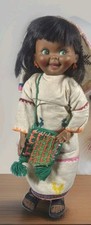   Vintage Huichol Mexican Handmade Doll 12   ...