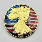 National Collector's Mint 2021 1oz 999 Silver Eagle Type 2 Colorized US Flag