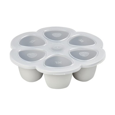 BEABA Multiportions Silicone Baby Food Freezer Tray, 5oz, Cloud, Made in Italy