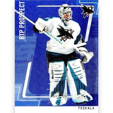 2002-03 BETWEEN THE PIPES #100 VESA TOSKALA SJ SHARKS NHL ROOKIE NM/MINT RC