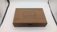 Kingsley Hot Stamp Foil Machine Empty  Wooden Box VINTAGE DISPLAY OR USE READ