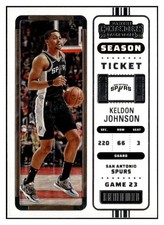 2022-23 Panini Contenders - Season Ticket Keldon Johnson NBA Basketball Card