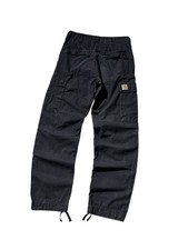 Carhartt Men  s Cargo Pants Workwear Trousers Black Regular Size 29/32