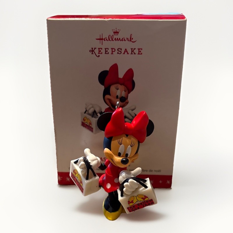 Hallmark Disney 2016 Sassy Minnie Mouse Ornament NIB