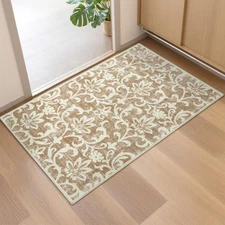 Washable 2x3 Rug for Kitchen, Non Slip Indoor Door Mats Farmhouse Bathroom Ru...