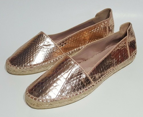 Aperlai Paris Espadrilles Alpargata Snake Print Flats Womens Size 9.5 - 10 / 40 - Picture 2 of 8