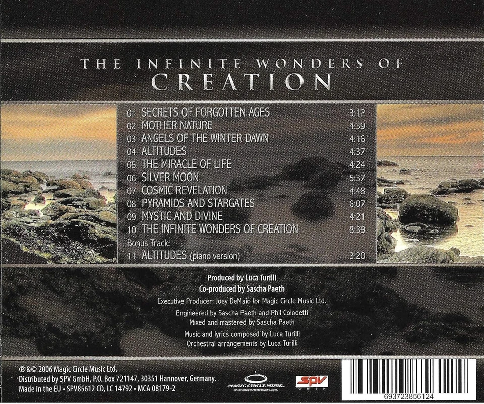 LUCA TURILLI  The Infinite Wonders Of Creation / Virus ( 2 CD Box 2006 ) - Bild 2 von 4